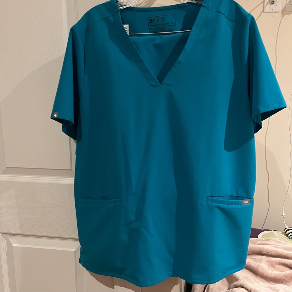 Figs limited edition teal scrub set XL/XLP
